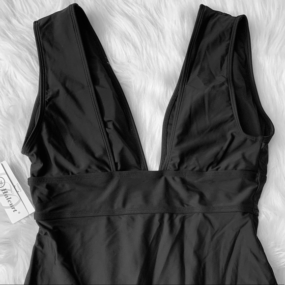 New Halcurt Deep Plunge Swimsuit Size Large - Picture 3 of 5